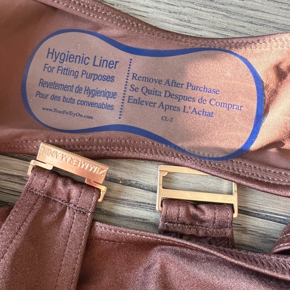 ZIMMERMAN Devi eyelet-embellished cutout underwired halterneck swimsuit 8/10 - Picture 10 of 12